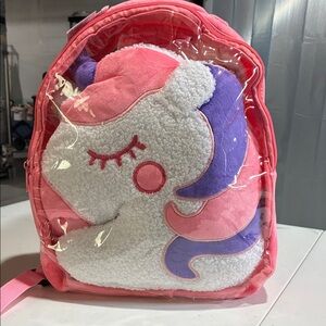 Comfort Bay Pink Plush Kids' Backpack Set